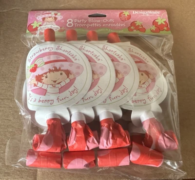 AMERICAN GREETINGS STRAWBERRY SHORTCAKE BLOWERS - BLOWOUTS PARTY SUPPLIES