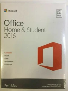 Office Home & Student 2016 Italian Retail Box für Apple Mac Computer GZA-00599 - Bild 1 von 3