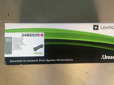 GENUINE Lexmark MAGENTA TONER CARTRIDGE 24B6509 XC6152 XC6155 - Image 1 of 4