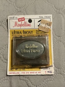 Vintage 80er/70er Maybelline Ultra Frost Teal Frost Powder Lidschatten Neu - Bild 1 von 7