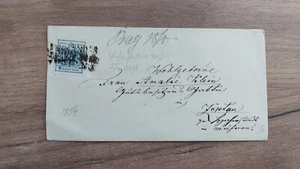 ÖSTERREICH - Brief Prag - Sobotín Zoptau Hodesldorf 1854 - Picture 1 of 2