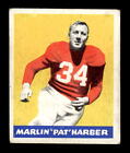 1948 Leaf #33 Pat Harder UER RC/(Misspelled Harber on front) - EX  -Actual Scan-