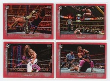 2015 Topps Undisputed WWE FF 1-30 FAMOUS FINISHERS RED PARALLEL - PICK FROM LOT