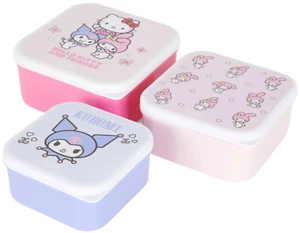 set da 3 contenitori per snack Hello Kitty e Friends Lunch Box 211360979 NUOVO - Foto 1 di 3