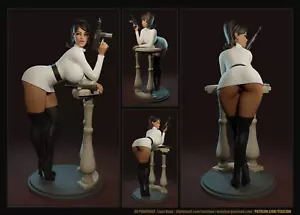 Kit de diorama erótico de varias partes Lana Kane impreso en 3D por Texelion - Imagen 1 de 3