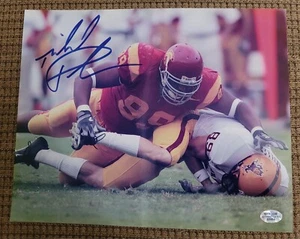 8X10 handsignierte MIKE PATTERSON USC TROJANER PHILADELPHIA EAGLES - Bild 1 von 8