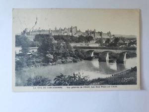 CPA 11 La Cité de Carcassonne - Vue Générale de l'Ouest - Imagen 1 de 2