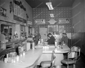 Milk Shakes For 20 Cents Diner 1940s Vintage 8x10 Reprint Of Old Photo - Picture 1 of 1