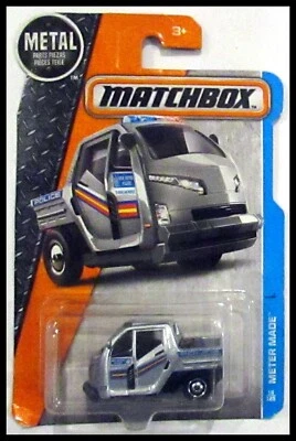 Matchbox Silver Meter Made Police Vehicle 16/125 2016 - Image 1 of 2