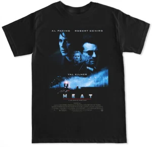 HEAT COVER CLASSIC MOVIE FILM DE NIRO PACINO MOB LA HOLLYWOOD MEME MENS T SHIRT - Picture 1 of 3