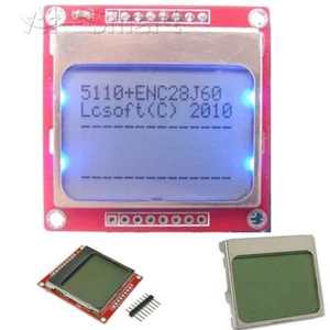 Nokia 5110 LCD Display Screen Module 84*48 White/ Blue for Arduino AVR PIC STM32 - Picture 1 of 27