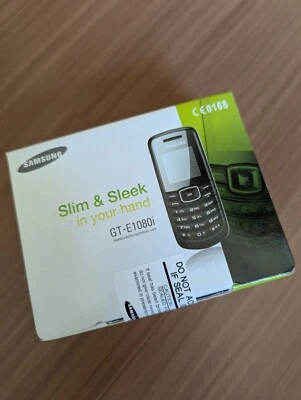 SAMSUNG GT-E1080i BLACK NEU VERSIEGELT E1080i E1080 - Bild 1 von 4