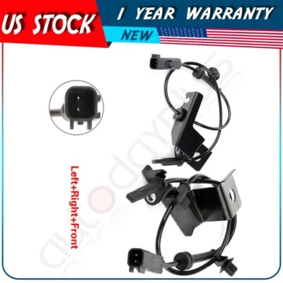 Par de conjuntos de sensores de velocidad ABS delanteros izquierdo y derecho para Lincoln MKZ 2013-2018 Foto 1 de 4