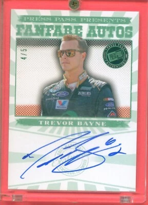 TREVOR BAYNE 2013 PP FanFare Green Autograph 4/5 # FFA-TB2 Authentic Autograph - Image 1 of 2