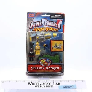 Yellow Ranger Hurricane Blaster Power Rangers Ninja Storm Mega Bloks #5702 MOSC - Picture 1 of 4