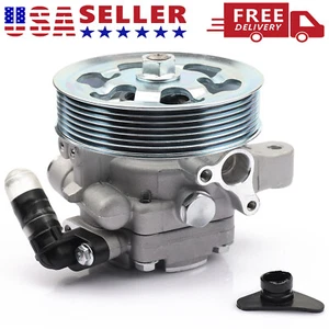 Power Steering Pump W/ Pulley Fits Acura RSX TSX Honda Accord CR-V Element 2.4L - Picture 1 of 13