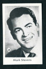 #34 Mark Stevens 1950 Nordland Film-Lieblinge Film Star Cigarette Card