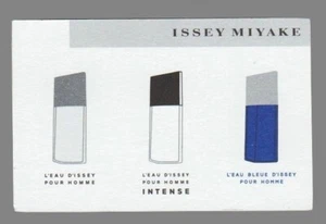 Carte publicitaire - advertising card - Issey Miyaké recto verso - Imagen 1 de 2