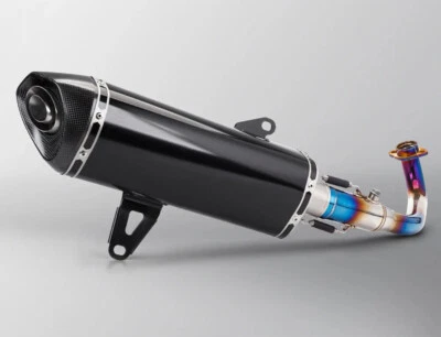 Full System For YAMAHA XMAX300 2017-2023 Exhaust Muffler Tips Carbon Header Pipe - Image 1 of 4