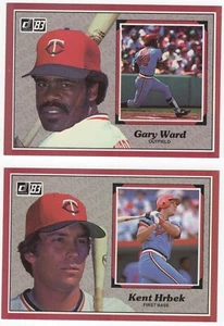 Juego de equipo Donruss 1983 de acción de béisbol All-Stars Minnesota Twins - Imagen 1 de 1