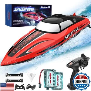 ALPHAREV RC Boot - R208 20+ MPH schnelles ferngesteuertes Boot für Pool und See, 2 - Bild 1 von 5