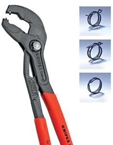 New! Knipex Universal Spring Hose Clamp Pliers for up to 70mm clamps #8551250A