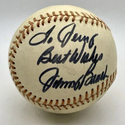 Johnny Bench Autographed Signed Cincinnati Reds ONL Feeney Baseball JSA COA - Image 1 of 4