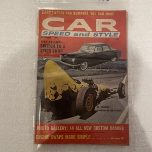 1958 Car Speed And Style Mag. Greasers, Dolls, Rock N Roll, & Hot Rod Subculture - Picture 1 of 2