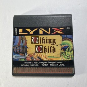 Viking Child Atari Lynx Cleaned Good Shape Authentic