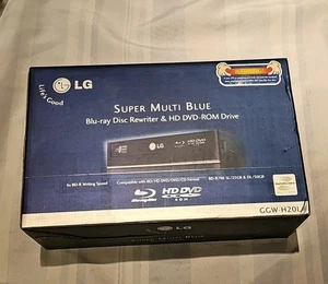 New LG GGW-H20L SATA 6X BluRay + HDDVD multi drive MINT CD DVD free shipping  - Picture 1 of 7