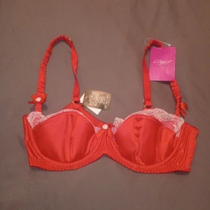 L’Agent by Agent Provocateur Rojo Marisela Encaje L007-12 36D Nuevo con Etiquetas Penélope Cruz - Imagen 1 de 6