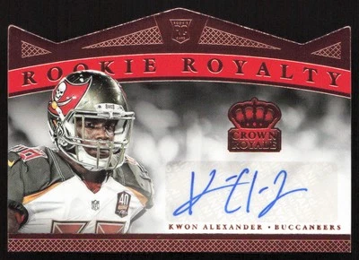 2015 Crown Royale ROYalty Signatures Gold /99 Kwon Alexander #RRS-KA Buccaneers - Image 1 of 2