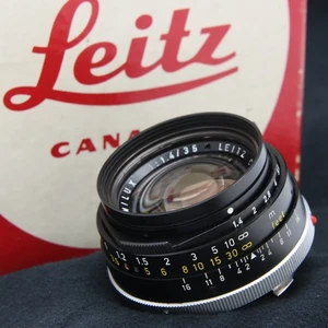 Leica Summilux M35mm F/1.4 2nd Pre A Infinity Lock (Black) #498 - Picture 1 of 12