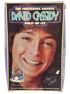 The Partridge Family David Cassidy Colorforms Dress Up Set Open Box - Picture 1 of 10