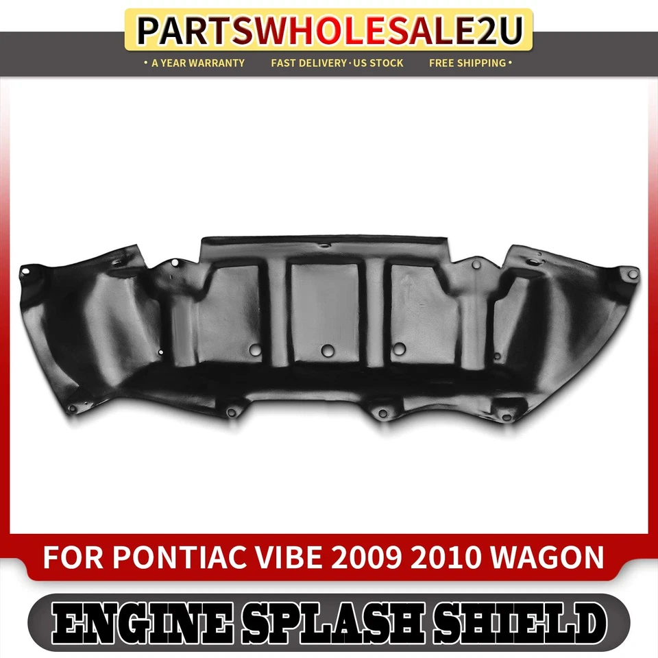 Protector contra salpicaduras de motor inferior central debajo de la cubierta para Pontiac Vibe 2009-2010 Wagon Foto 1 de 4