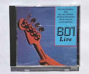 801 Live - Phil Manzanera, Brian Eno, Simon Philips (CD, 1988) RARE ☆*NM DISC*☆ - Imagen 1 de 4