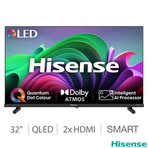 Hisense 32E5NQTUK 32 Inch QLED Full HD Smart TV - LIMITED OFFER! - Picture 1 of 6