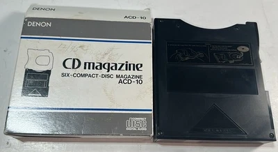 Cartucho de cargador de CD de 6 discos DENON ACD-10 con caja original Foto 1 de 4