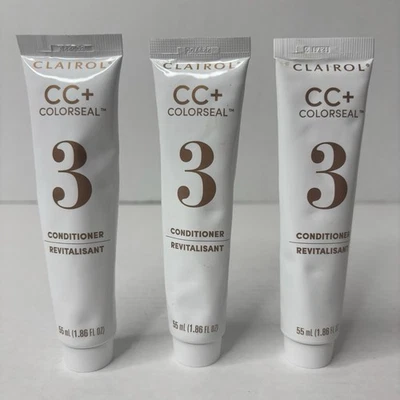 LOT OF 3 Clairol Nice 'n Easy 3 CC+ Colorseal Conditioner 1.86 oz - Image 1 of 4