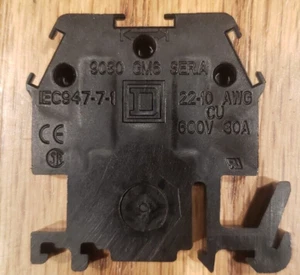 Qty: 3  Square D 9080-GM6 Ser A Terminal Block 30 Amp 600 Volt 9080GM6 - Picture 1 of 2