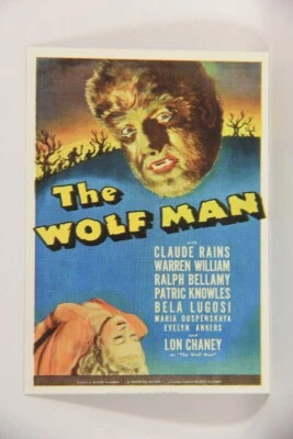 Universal Monsters 1996 Trading Card Sticker #S6 The Wolfman 1941 L018670 - Image 1 of 2
