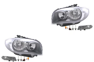 Scheinwerfer Set Halogen passend für BMW 1er E81 E82 E87 E88 07-09 H7 Nebel L. - Bild 1 von 10