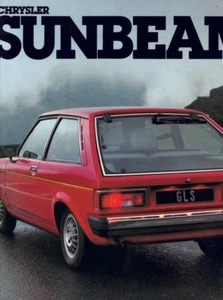 Catalogue brochure Chrysler Simca Sunbeam 08/1978 Belgique en français - Foto 1 di 2