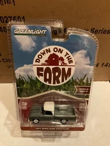 Greenlight Down on Farm 1964 Dodge D200 Sweptline pickup BARE METAL CHASE - Picture 1 of 1