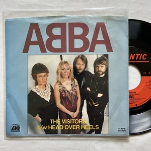 ABBA: the visitors / head over heels Atlantic 4031 7" Single 45 RPM NM - Picture 1 of 7
