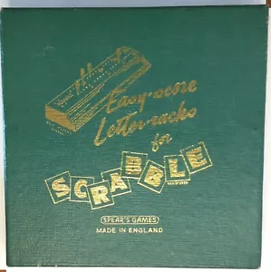 Estantes para cartas EASY SCORE - Scrabble - Juegos de lanzas - JUEGO ORIGINAL VINTAGE - Imagen 1 de 2