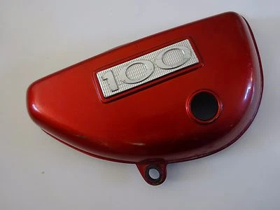 1973 1974 Suzuki OEM TS100 TC100 ROJO mano derecha cubierta lateral panel carenado Foto 1 de 4