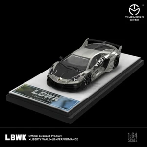 Time Micro 1:64 Scale LP700 GTEVO LBWK Gray Diecast Model Car - Picture 1 of 9