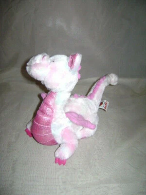 WEBKINZ WHIMSY DRAGON HM156 by GANZ PLUSH STUFFED ANIMAL PINK NO CODE - Image 1 of 4