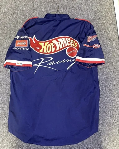 Kyle Petty #44 Hot Wheels Pontiac Used Pit Crew Shop Uniform Shirt Cover